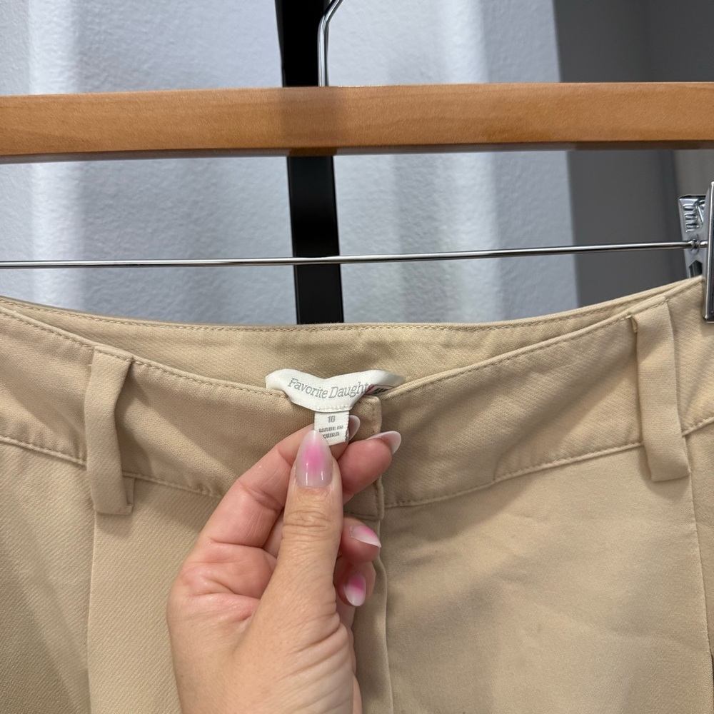 Favorite Daughter Margaret Wide Leg Pant (Sand) Trouser Trousers Size 10 Womens - Picture 5 of 11